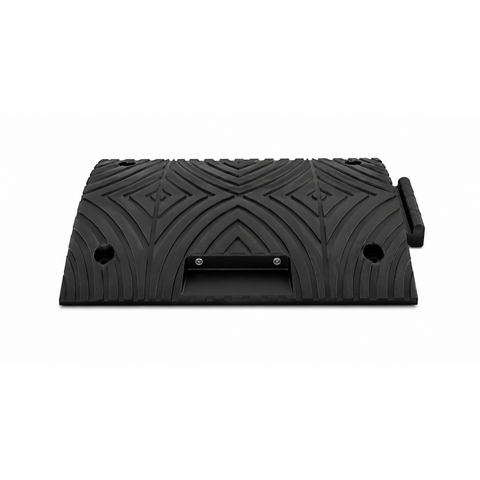 Verkeersdrempel 'SLOWLY' 5 cm zwart middenstuk