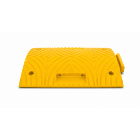  Traffic speed bump 'SLOWLY' 5 cm yellow center element