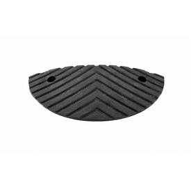  Traffic speed bump 'SLOWLY' 5 cm black end element