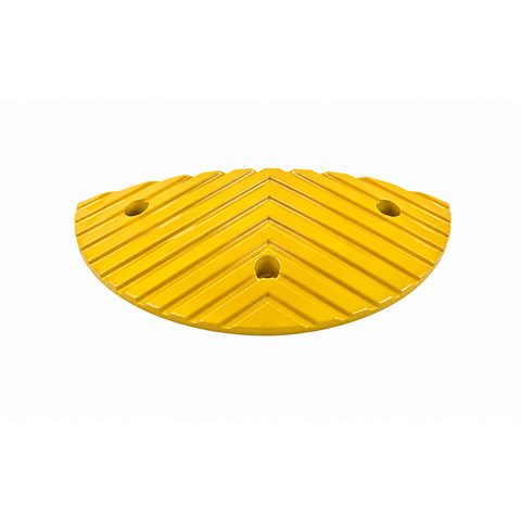 Ralentisseur 'SLOWLY' 6 cm jaune pièce d'extrémité