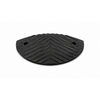 Traffic speed hump 'SLOWLY' 7 cm yellow end element