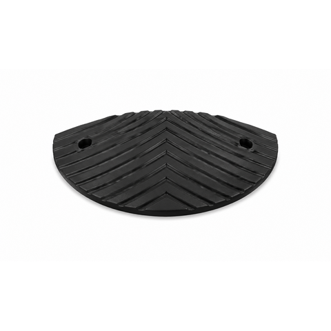 Ralentisseur 'SLOWLY' 7 cm noir pièce d'extrémité