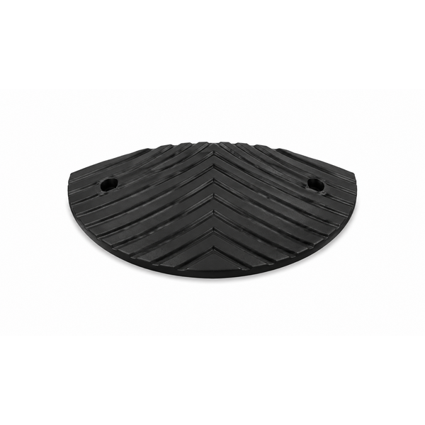  Ralentisseur 'SLOWLY' 7 cm noir pièce d'extrémité