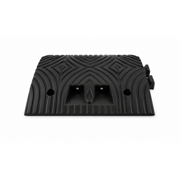  Traffic speed bump 'SLOWLY' 7 cm black center element