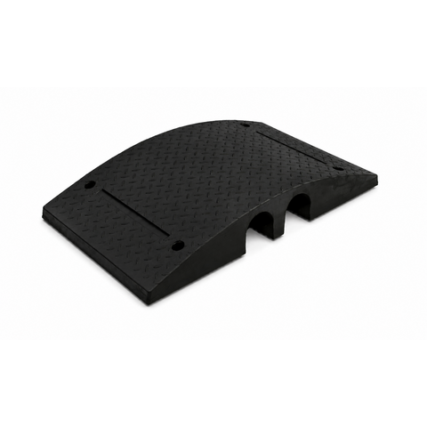 Speed hump 'SLOWLY' 10 cm black