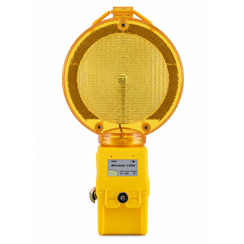 Werflamp MINISTAR 1000 - geel (incl. Recupel)