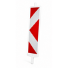 Balise de chantier Type 2 A+B + RA2 - 250 x 1000 mm - CHEVRONS/ARROW - (40x40 mm)