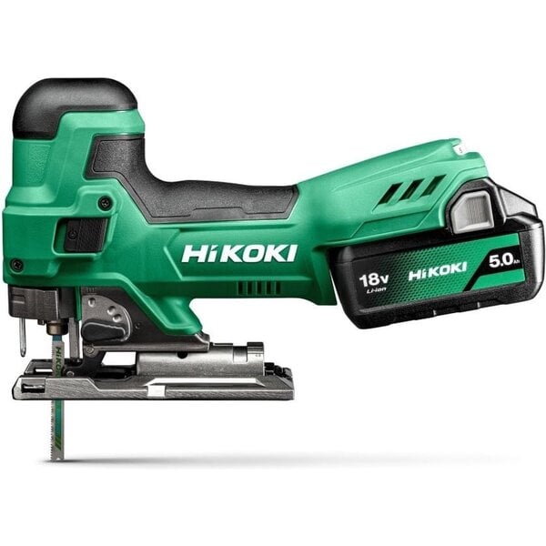  HIKOKI CJ18DBWPZ accu decoupeerzaag met handpalmgreep