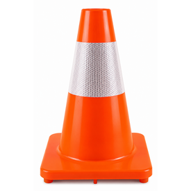  Cône de signalisation 30 cm PU - flexible et doux