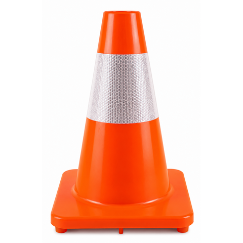 Cône de signalisation 30 cm PU - flexible et doux