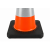 Traffic cone 30 cm PU - with black base + Class 2