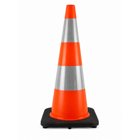 Verkeerskegel 75 cm PU - flexibel en zacht