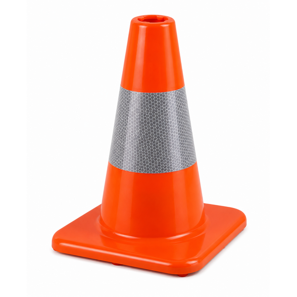  Traffic cone 30 cm PVC - highly flexible + Class 2