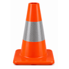 Traffic cone 75 cm PVC - highly flexible + Class 2