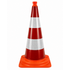 One-piece traffic cone 75 cm - full reflective + SB 250