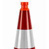 One-piece traffic cone 75 cm - full reflective + SB 250