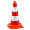 One-piece traffic cone 75 cm - full reflective + SB 250