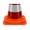 One-piece traffic cone 75 cm - full reflective + SB 250