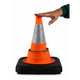  Cône de signalisation pliable 50 cm