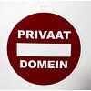 Panneau 'Domain privé' Ø 300 mm