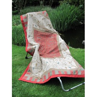 Bassetti  Plaid | Oplontis v8 Red | Outer material 100% cotton