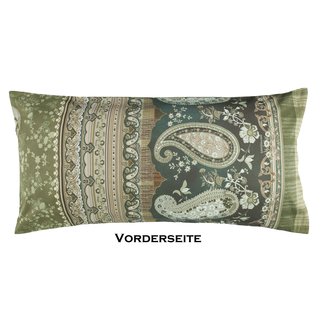Bassetti  Kissenbezug |  ANACAPRI  V1 grün | 100% Baumwolle