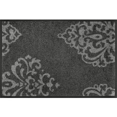 dry floor mat Armonia Grey Washable Mat Patchwork Pattern 3 Sizes Wash 