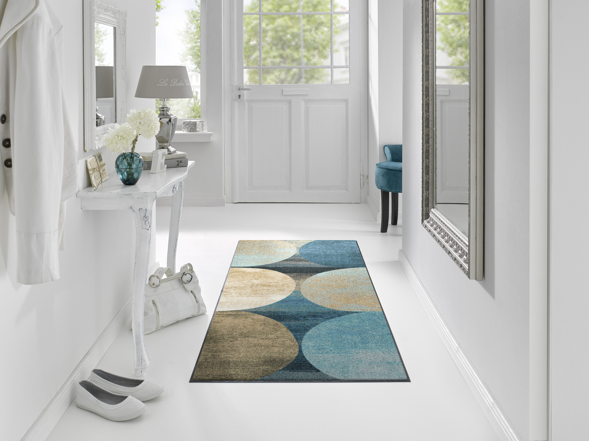wash + dry doormat | Galaxia |  washable mat , rubber edge!