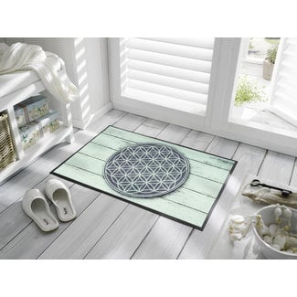 Kleen-Tex-Fußmatten wash+dry doormat | Pattern of Life | ...washable mat with rubber edge!