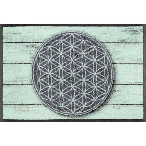 Kleen-Tex-Fußmatten wash+dry doormat | Pattern of Life | ...washable mat with rubber edge!
