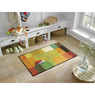 Kleen-Tex-Fußmatten wash + dry doormat | Meadow Lands | ... washable mat with rubber edge!