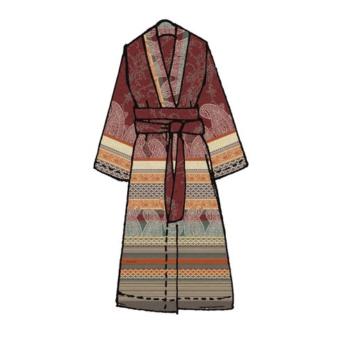Bassetti  Kimono | RAVENNA  R1 | Limited Edition  | 100% Baumwolle