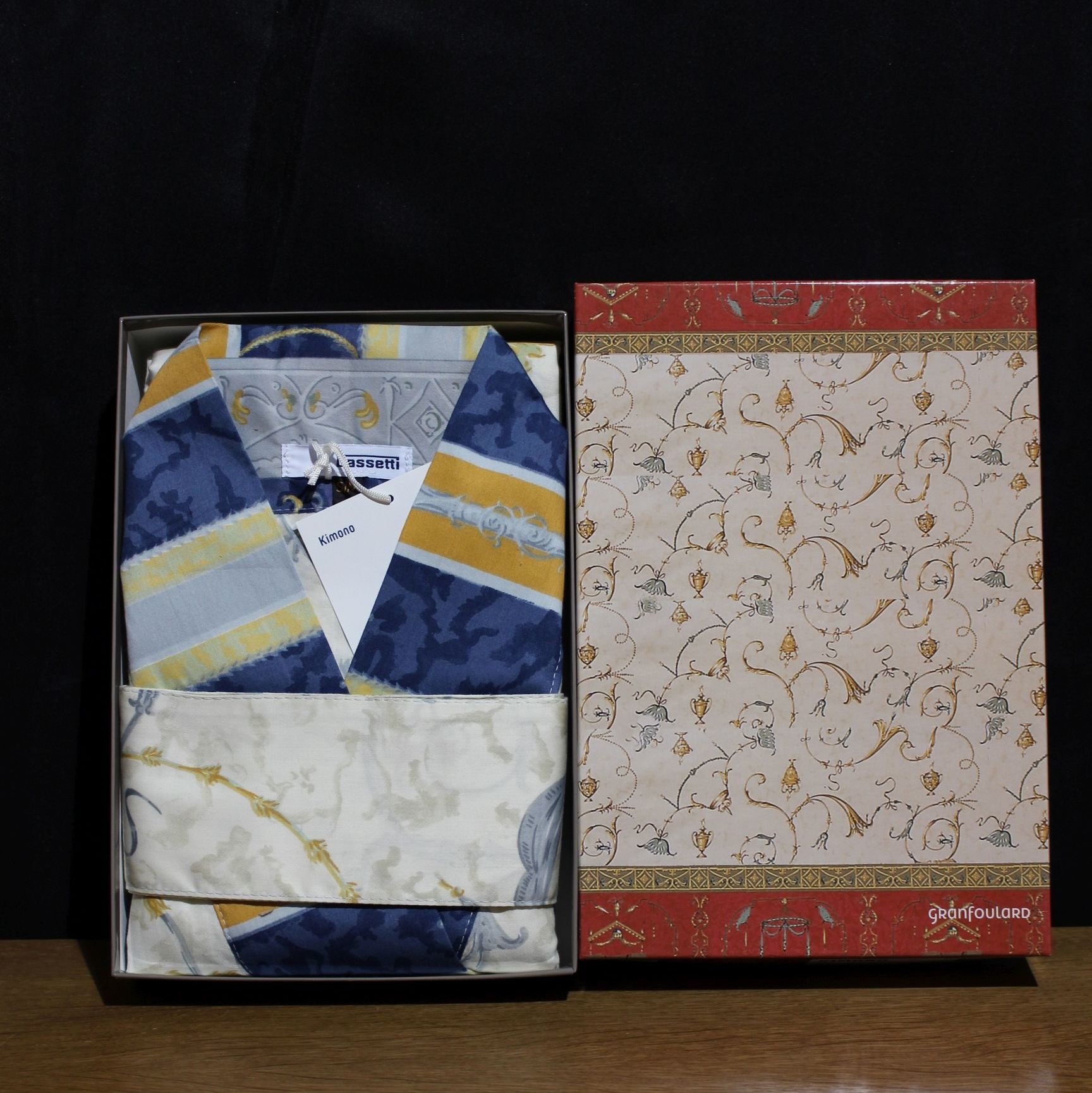 Bassetti Kimono OPLONTIS V9 - Farbe Blau in S/M