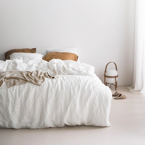 MARC O'POLO  Marc O'Polo bed linen | VALKA white | 100% linen | different sizes