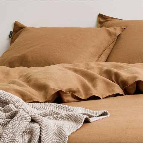 MARC O'POLO  Marc O'Polo pillowcases | VALKA warm pecan | 100% linen | 40/80 cm