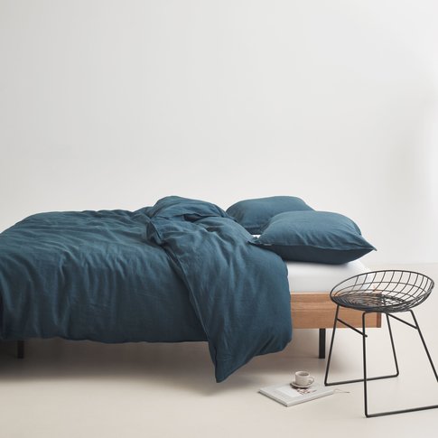 MARC O'POLO  Marc O'Polo bed linen | VALKA indigo blue | 100% linen | various sizes