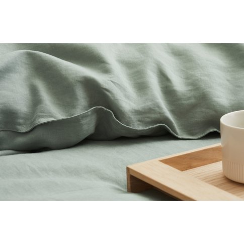 MARC O'POLO  Marc O'Polo Bettwäsche | VALKA  smoke green | 100% Leinen | verschiedene Größen