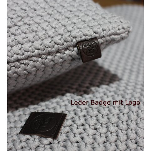 MARC O'POLO  Cushion NORDIC KNIT stone | 30x60 cm | Cotton knit