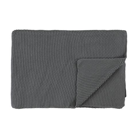 MARC O'POLO  Kissen NORDIC KNIT stone | 30x60 cm | Baumwollstrick