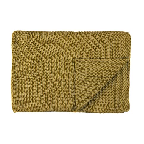 MARC O'POLO  NORDIC KNIT oil yellow | Baumwollstrick