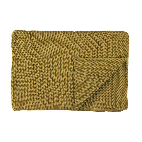 MARC O'POLO  NORDIC KNIT oil yellow | Cotton knit