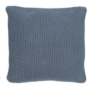 MARC O'POLO NORDIC KNIT cushion, smoke blue | 50 x 50 cm | 100% cotton MARC O'POLO NORDIC KNIT cushion, smoke blue | 50 x 50 cm | 100% cotton