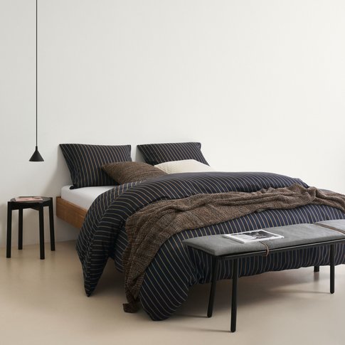 MARC O'POLO  Marc O'Polo bed linen | MULJI deep blue | 100% yarn-dyed cotton