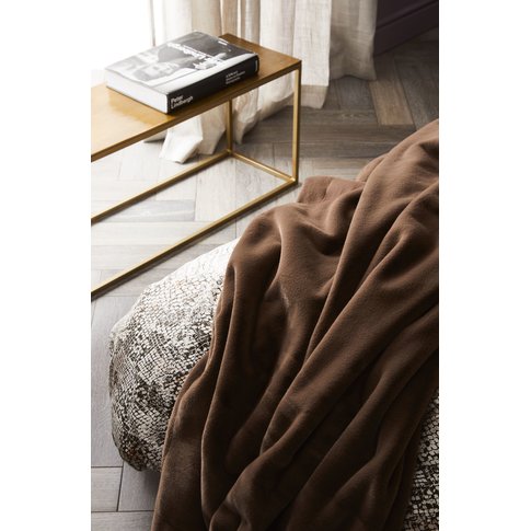 ESSENZA - Inspirationen aus aller Welt! ESSENZA Furry Plaid, chocolate | Kunstfell  | 150 x 200 cm