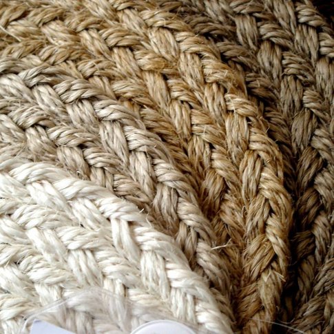 Tisca Roma Flecht Teppich | OVAL | 100% Sisal