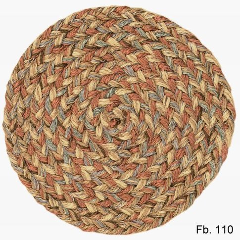 Tisca Romeo braided rug | ROUND | 100% sisal