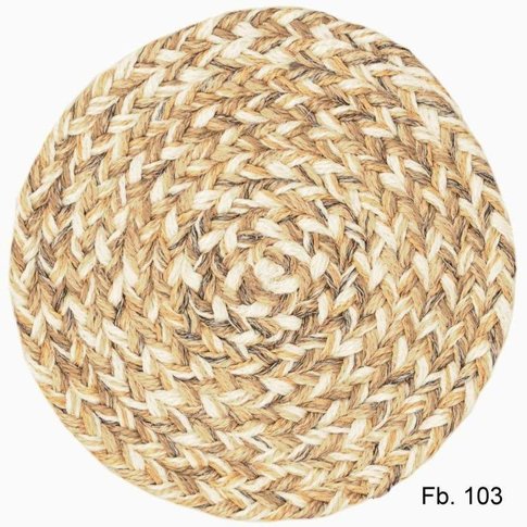 Tisca Romeo Braided Rug | OVAL | 100% sisal