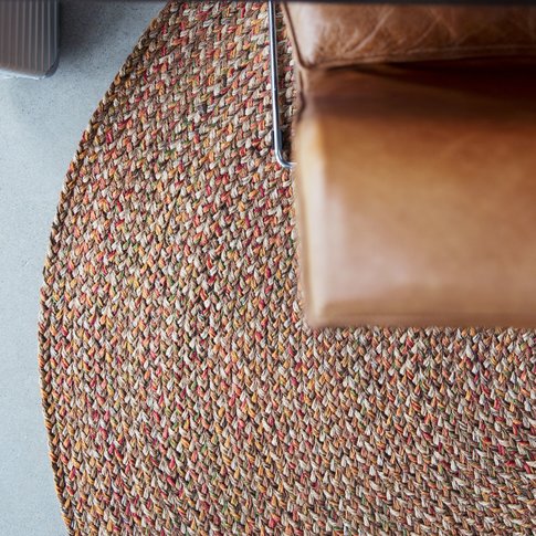 Tisca Romeo braided carpet | OVAL | 100% sisal
