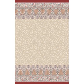Tissu D'ameublement Bassetti Kerala 180x270 Cm - Coton, Imprimé Cachemire/floral, Multiusage