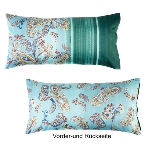Bassetti  Kissenbezüge | TOSCA  V1 grün | 40/80 oder 40/40 cm